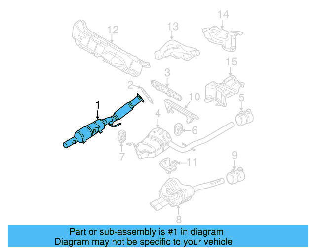Converter & Pipe 1K0-254-511 - View 6