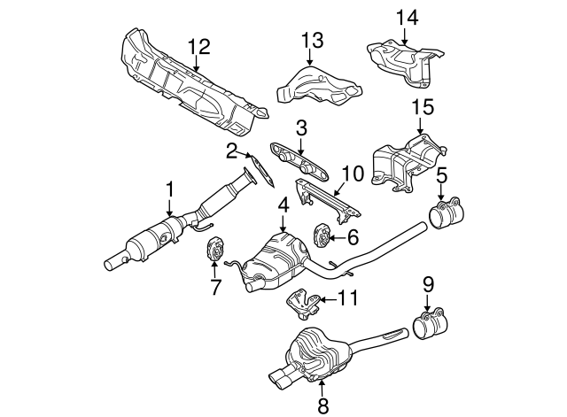 Muffler & Pipe Clamp 1K0-253-141-H - View 89