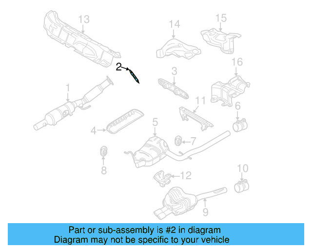 Converter & Pipe Gasket 1K0-253-115-J - View 12