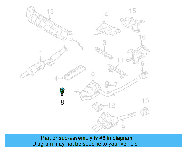 Muffler & Pipe Retainer Ring 1K0-253-147-E - View 31