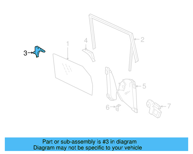 Front Retainer 7L0-839-151 - View 3