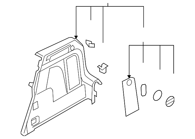 Lower Quarter Trim 5N0-867-766-E-82V