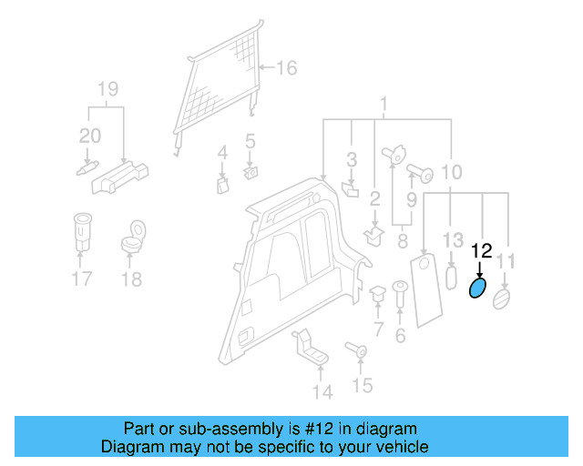 Knob Washer 1J0-867-921-9B9 - View 19