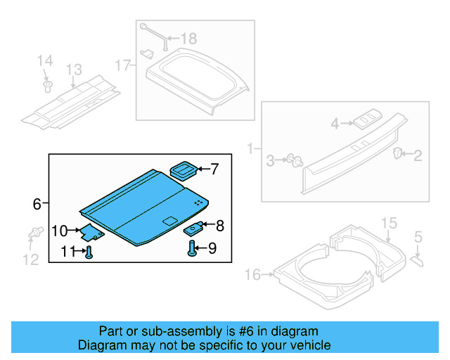 Floor Cover 5N0-858-855-B-1BS - View 2