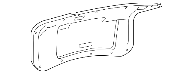 Lid Trim 3B5-867-605-E-8JS - View 3