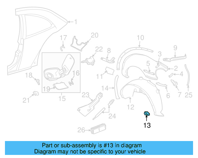 Guide Bracket Nut N-908-214-01 - View 9