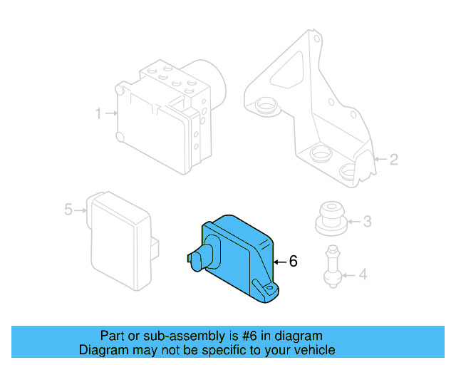Yaw Rate Sensor 7P0-907-652 - View 6