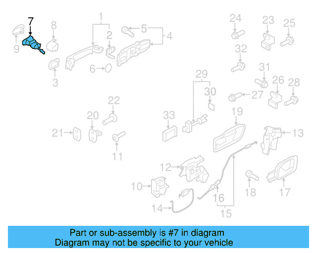 Lock Cylinder 107-837-167-VB - View 2