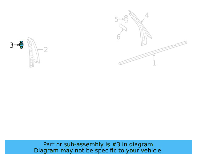 Applique Rivet 6R0-839-829-D - View 28