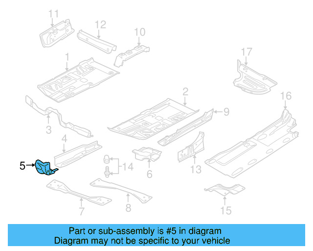 Front Extension 3C0-803-125 - View 3