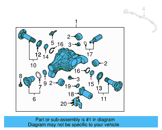Differential Assembly 0AB-525-016-Q - View 4