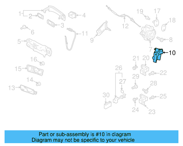 Lock Cover 5K0-837-349-B - View 48
