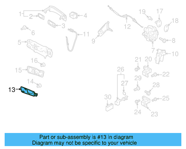 Lock Cover 5K0-837-349-B - View 49