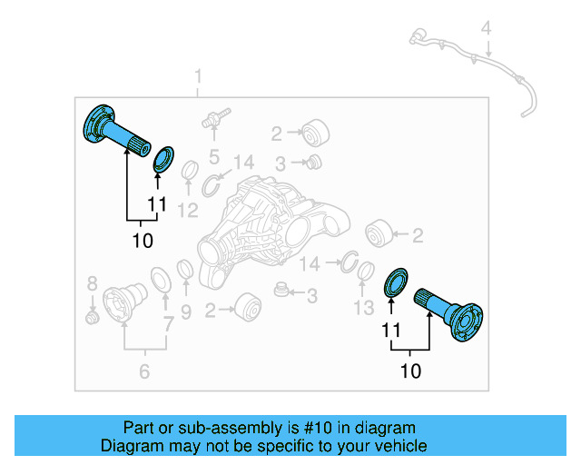 Stabilizer Link Lower Bolt N-105-668-03 - View 14
