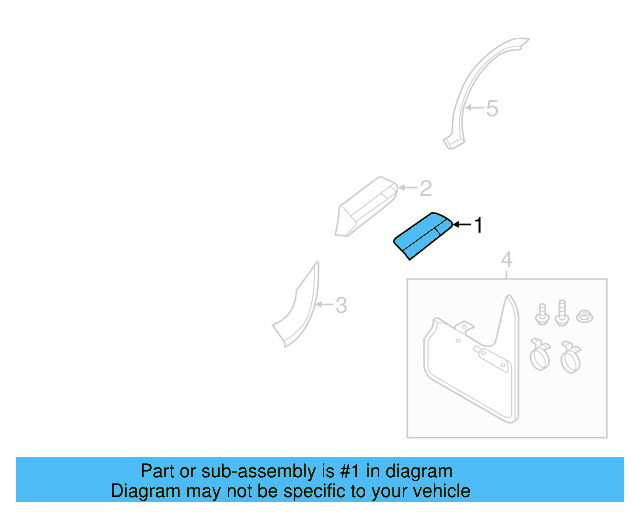 Chrome Strip 5C5-839-379 - View 6