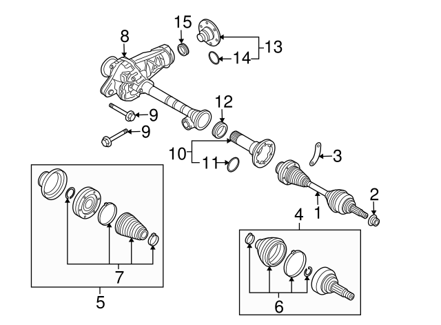Axle Seals 0AB-525-596-B