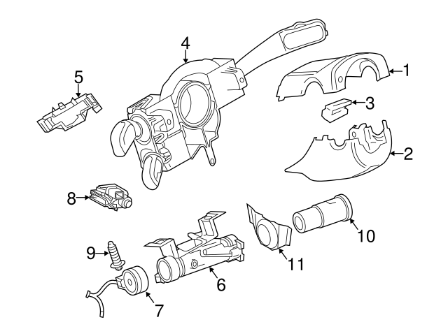 Ignition Switch 1K0-905-849-B - View 9