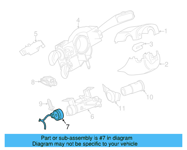 Ignition Switch 1K0-905-849-B - View 11