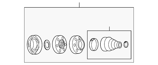 Cv Joint Kit 7L0-598-103-A