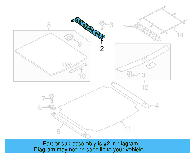 Side Rail 7P0-863-599-A - View 6