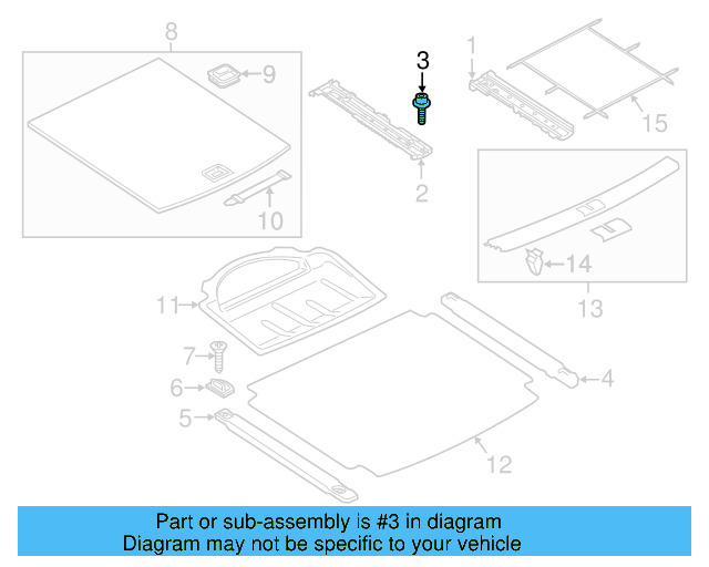 Side Rail Screw N-909-589-04 - View 4