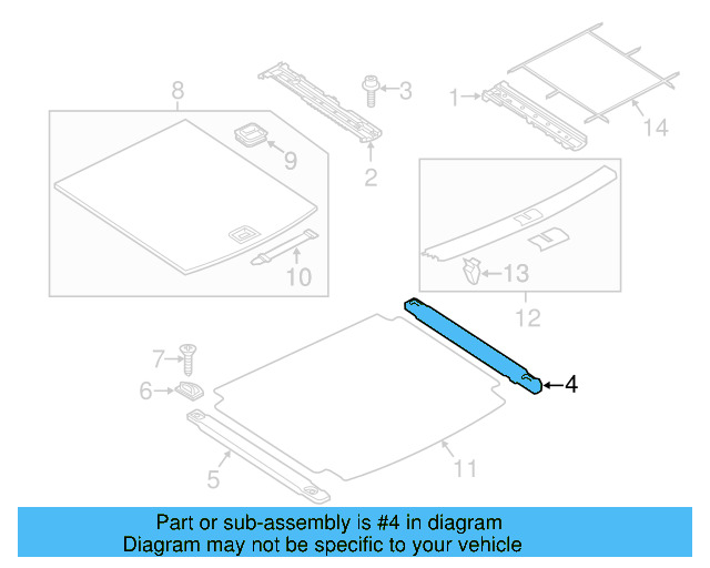 Side Trim 7P6-863-528-B-JD3 - View 4