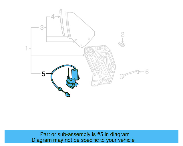 Window Motor 1Y0-959-812 - View 5