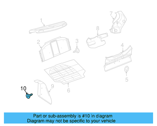 Door Trim Panel Clip 1C0-868-243 - View 16