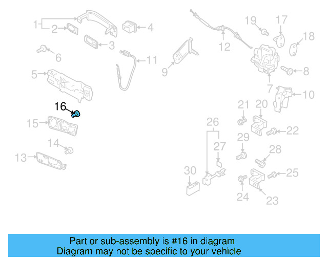 Pull Handle Bolt N-909-187-01 - View 11