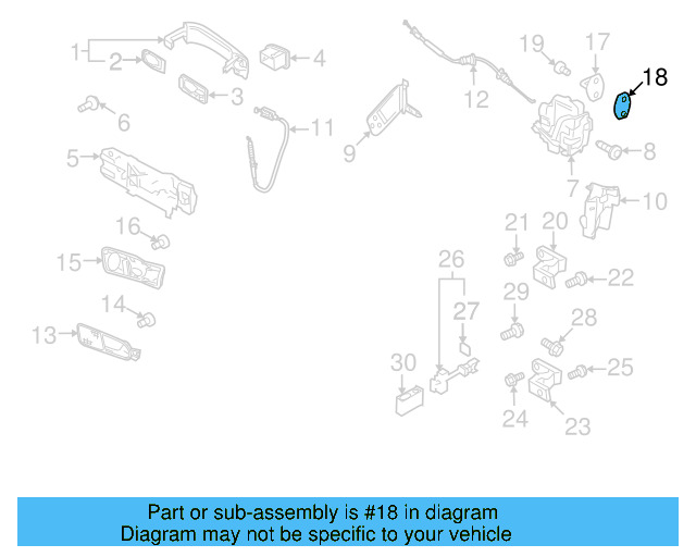 Pull Handle Bolt N-909-187-01 - View 14