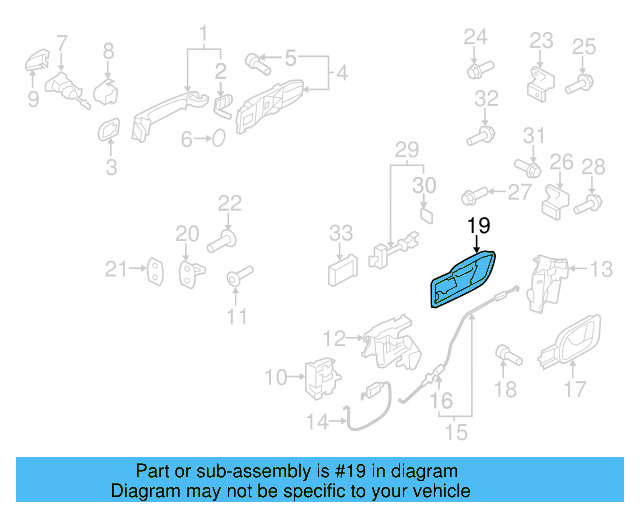 Handle Bezel 5N0-837-198