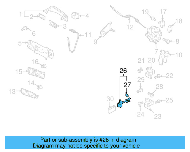 Door Check 5N0-839-249-A - View 6