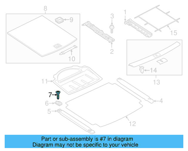 Tie Down Hook Screw N-105-952-03 - View 2