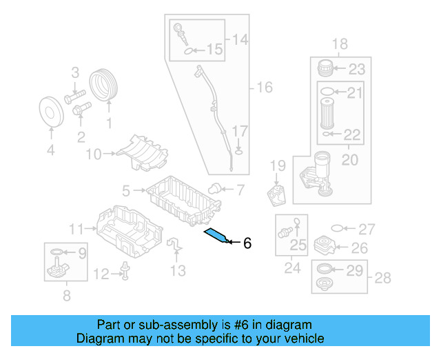 Upper Oil Pan Sealer D-176-501-A1 - View 36