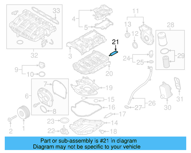 Upper Oil Pan Sealer D-176-501-A1 - View 38
