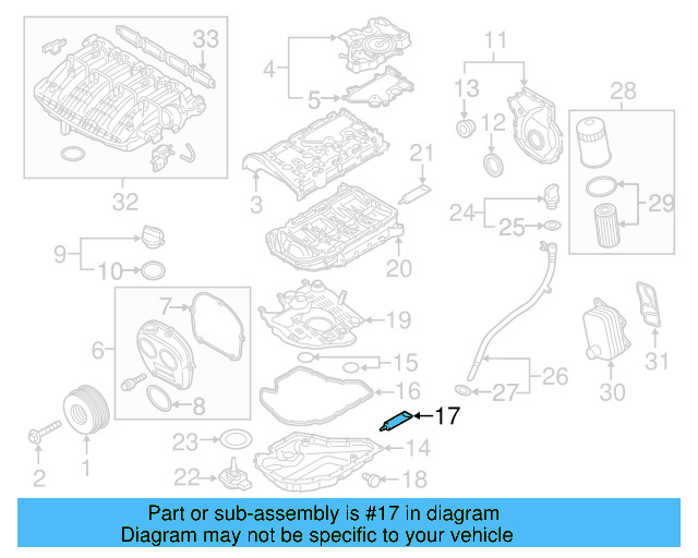 Upper Oil Pan Sealer D-176-501-A1 - View 39
