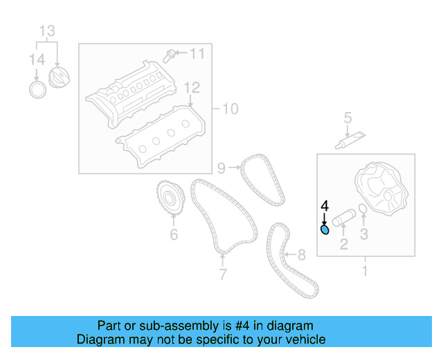 Upper Oil Pan Sealer D-176-501-A1 - View 74