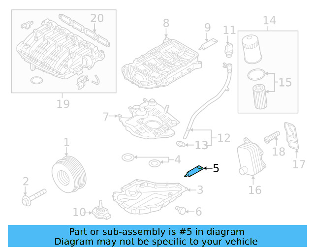 Upper Oil Pan Sealer D-176-501-A1 - View 51
