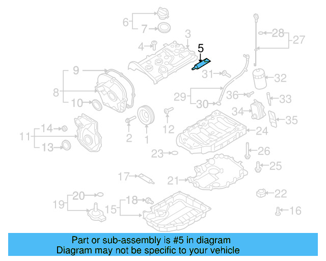 Valve Cover Sealer D-200-005-A2 - View 22