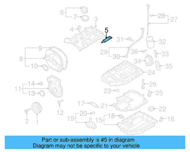 Valve Cover Sealer D-200-005-A2 - View 28