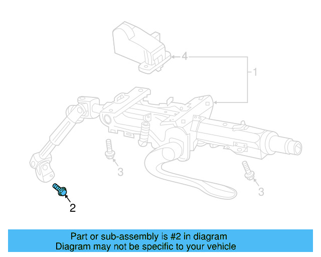 Column Assembly Lower Bolt N-010-335-13 - View 7