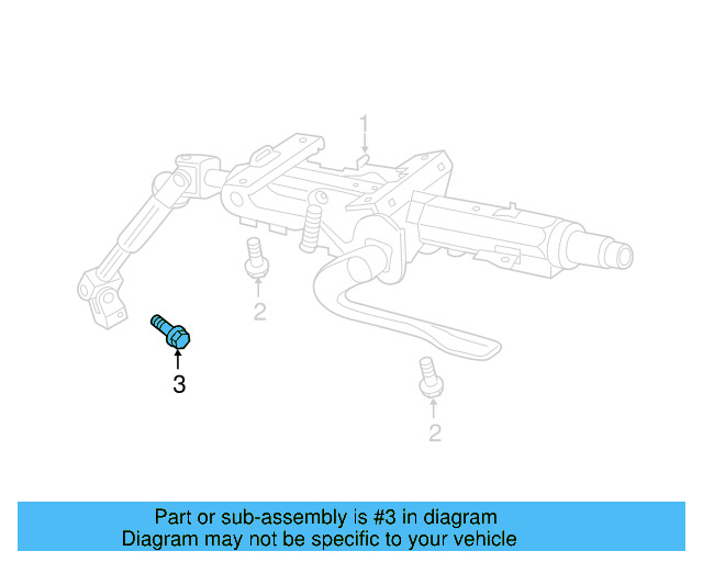 Column Assembly Lower Bolt N-010-335-13 - View 6