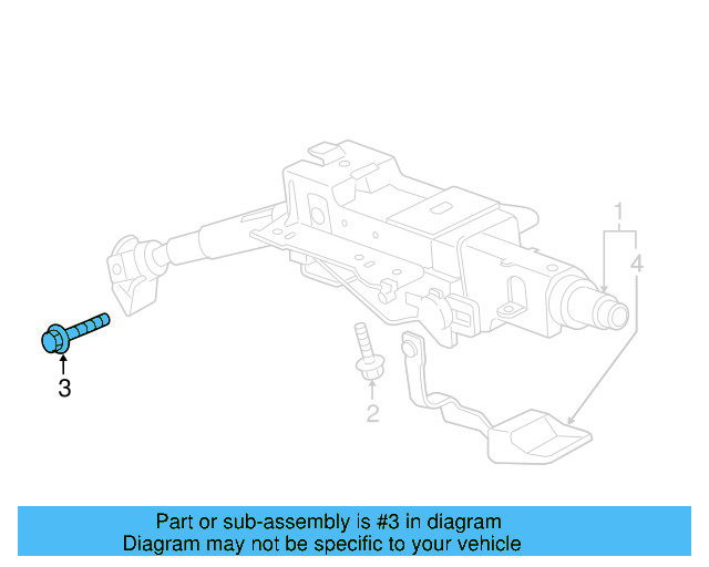 Column Assembly Lower Bolt N-010-335-13 - View 8