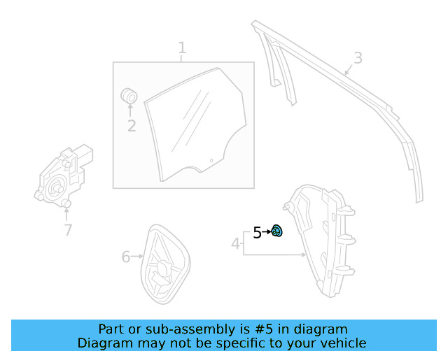 Window Regulator Nut N-011-006-36 - View 20
