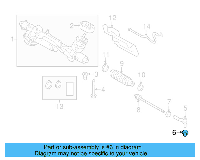 Outer Tie Rod Lock Nut WHT-005-538 - View 11