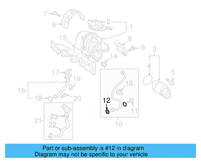 Oil Feed Tube O N-013-813-3 - View 2
