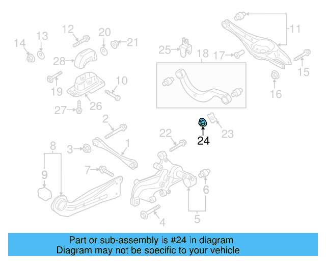 Tie Rod Assembly Nut N-104-018-01 - View 74