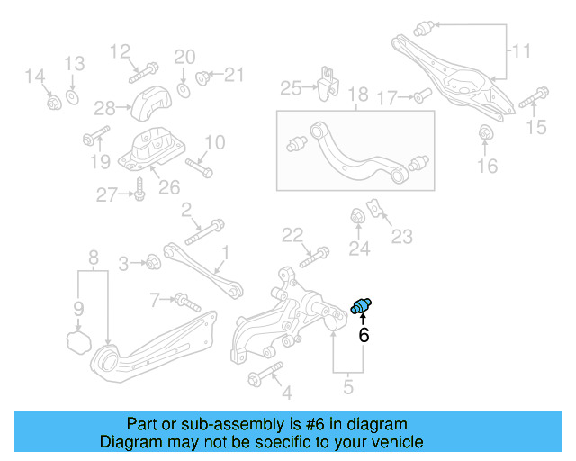 Tie Rod Assembly Nut N-104-018-01 - View 103