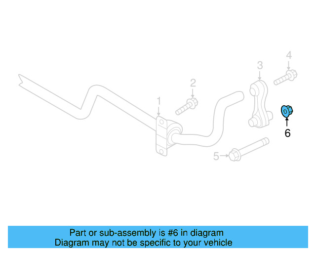Stabilizer Link Nut N-901-838-04 - View 9