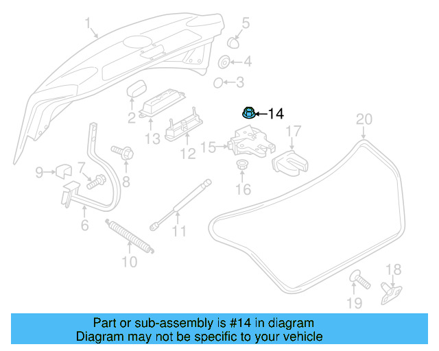 Mount Bracket Nut N-015-082-10 - View 70